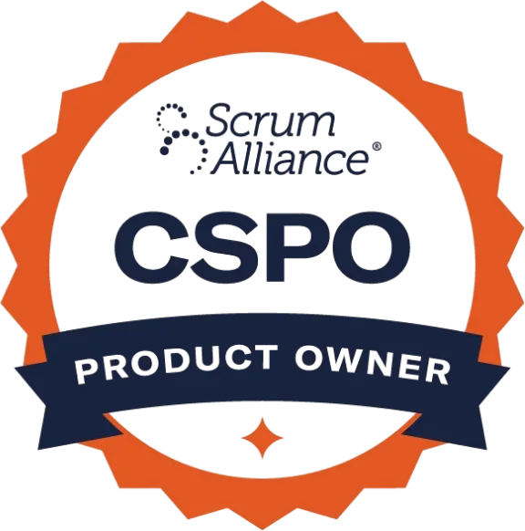 Certified Scrum Product Owner badge